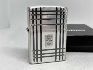 Zippo 2003 Limited Edition " Sterling Silver Ingot Purity 999.  9 " Etched Lighter