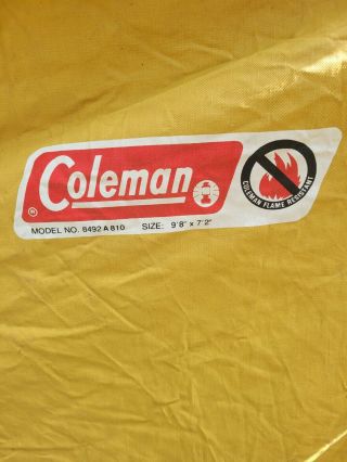 Vintage Coleman Oasis Tent 2