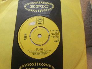 Abba – So Long 1974 7” Epic S Epc 2848