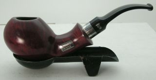 Stanwell Christmas 2009 Smooth Bulldog Pipe W/ Sterling Bands Box & Pouch