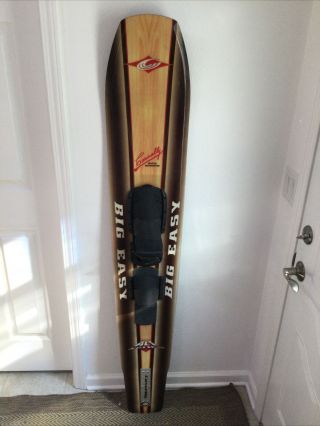 Vintage 90s Connelly " Big Easy " Slalom Water Ski Board W/ Bindings Rare