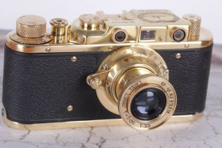 Vintage Leica 35 Mm Camera Kreigsmarine With Leitz Elmar Lens F = 5,  1:3.  5