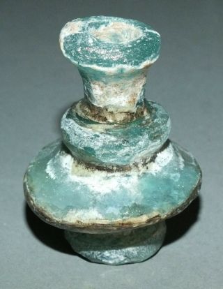 Ancient Roman Glass Bottle Vase Vessel Pot Patina Afghanistan