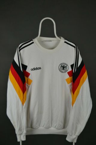 Rare Team Germany 1990/1992 Adidas Sweatshirt Crewneck Retro Vintage Size L