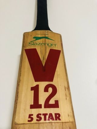 Vintage Slazenger V12 Cricket Bat