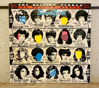 The Rolling Stones - Some Girls Lp 1978 Coc 39108 Vg,