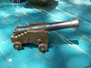 Antique Old Steel Black Powder Signal Cannon 45 Cal.