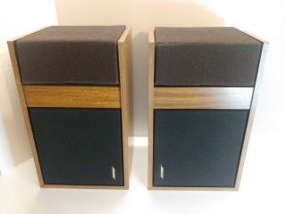 Vintage 1977 Bose 301 Series I Direct Reflecting Speakers Read