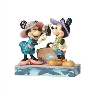 Very Rare Jim Shore Disney Mickey Mouse Minnie Adventure Awaits 4059731 Nib