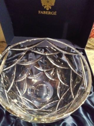 Faberge Pine Crystal Bowl