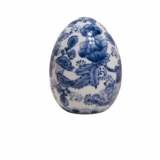 Ceramic Oriental Egg - Blue - White - Chinese Blue 2