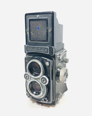Vintage 1954 Rolleiflex 3.  5 Tlr Camera