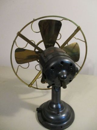 Estate Find Antique Westinghouse Fan,  Brass Blade,  Style 98926 A 3