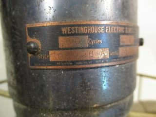 Estate Find Antique Westinghouse Fan,  Brass Blade,  Style 98926 A 6