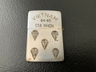 Vintage Vietnam 64 - 65 Gui Nhon Military 2 Sided Zippo Lighter Vietnam War