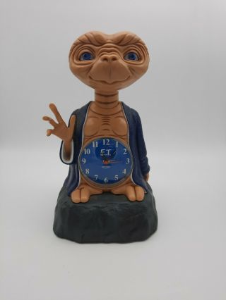 1982 E.  T.  The Extraterrestrial Alarm Clock Nelsonic Vintage Et.