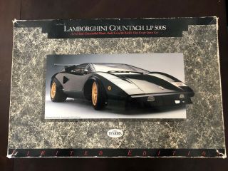 Testors 1/12 Lamborghini Countach Lp500s 1988 Limited Edition Doyusha Model Kit