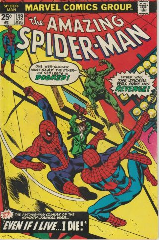 Spider - Man 149 1st Ben Reilly Scarlet Spider Clone Jackal Origin
