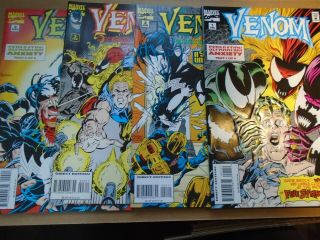 Venom : Separation Anxiety 1 2 3 4 Complete Set Marvel Comics 1994 Nm