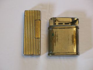 Vintage Dunhill Rollalite Lighter And Beattie Jet Lighter,  U.  S.  Patents