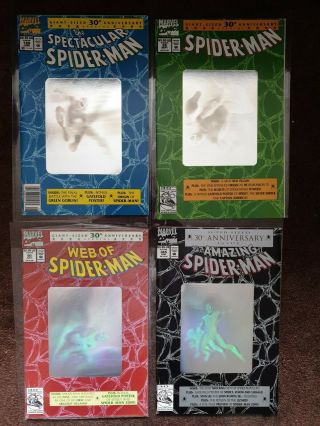 30th Anniversary Spider - Man 365 90 189 26 Set Vfn/nm