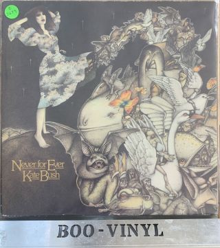 Kate Bush - Never For Ever (babooshka) Vinyl Lp G/f Dutch Press Ex / Vg,