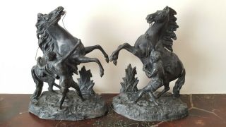 Very Large Vintage Ornamental Horse/stallion Figures Statues Sculptures