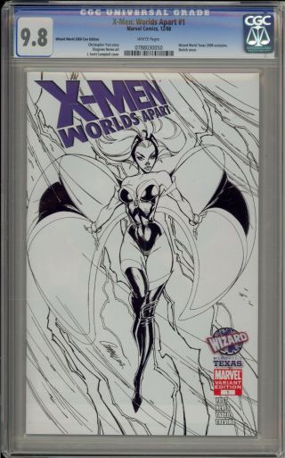 X - Men: Worlds Apart 1 - Cgc 9.  8 - Wizard World Texas 2008 Variant - 0788030050