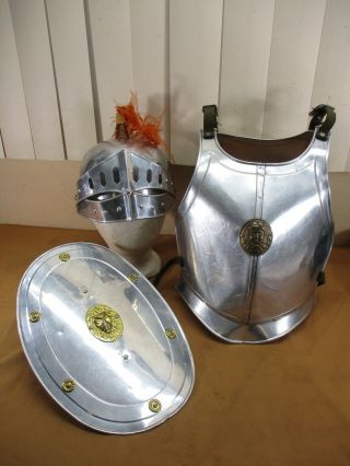 Vintage Medieval Knight Armor Child 