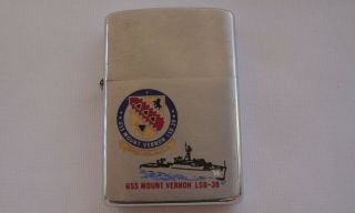 1975 Vietnam War USS Mount Vernon LSD 39 Zippo Lighter Saigon Evacuation 2
