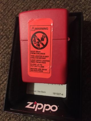 Dodge Ram Red Zippo Lighter Rare & Retired 2002 NIB Truck Zippo 2