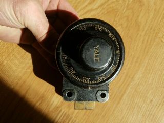 Vintage Yale Safe Combination Lock Dial