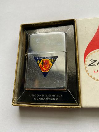 1964 ZIPPO TOWN AND COUNTRY MILITARY LIGHTER ASW GROUP 3