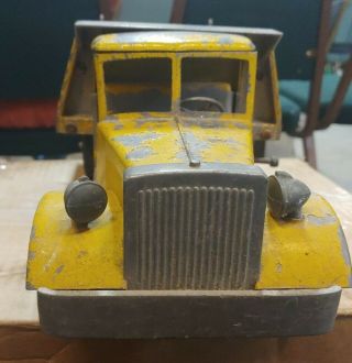 Vintage Smith Miller Yellow Dump truck Parts - Repair 2