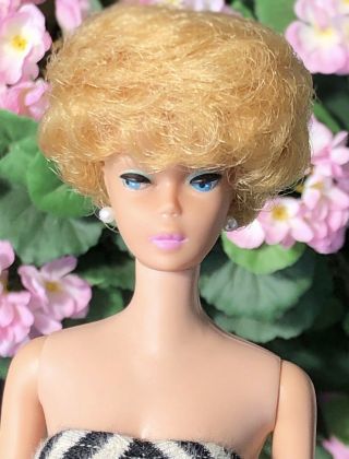 Vintage Barbie Bubblecut - White Ginger Platinum Blonde - Low Oxidation