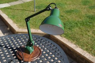 Vintage Edl Machinist Lamp 1930s Industrial Light