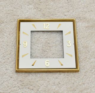Jaeger Lecoultre Atmos Clock Square Dial For Models 528 - 6 & 528 - 8