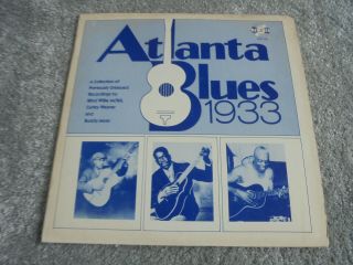 Blind Willie Mctell,  Curley Weaver And Buddy Moss - Atlanta Blues 1979 Usa Lp