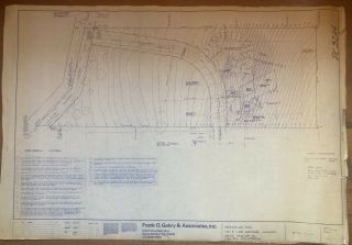 Architect Frank Gehry Vintage Blueprint Drawings Wagner House 1978