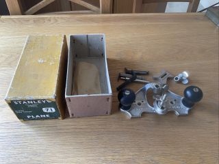 Vintage Stanley No 71 Router Plane.  Boxed.  In.  Bargain