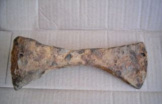 Battle Axe - 19 Cm Ancient Iron Authentic Artifact Viking Kievan Rus Scythian