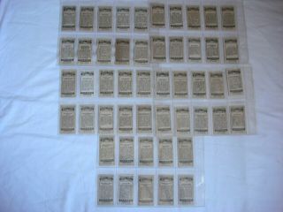 WILL ' S VICE REGAL TOBACCO CARD SET - ROYAL MAIL - FULL SET - DATE 1913. 2