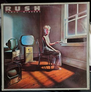 Rush Power Windows - Vinyl Lp Pj - Og 1985 Mercury 826098 - 1 M - 1 - Nm/vg,  Usa Ship