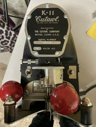 Vintage K - 11 Cutawl Pattern Maker Saw With Belt Installed