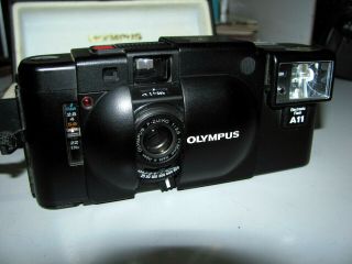 Vintage Olympus Xa 35mm Point & Shoot Camera 35mm Flash Film &