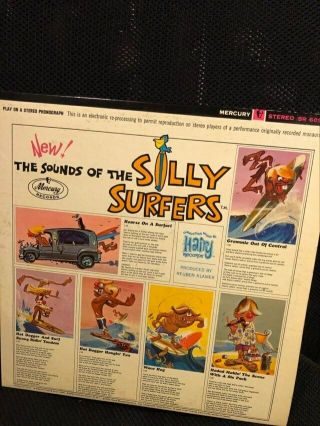 Vintage 1964 Hawk Models " The Sounds Of The Silly Surfers " Weird Ohs Record