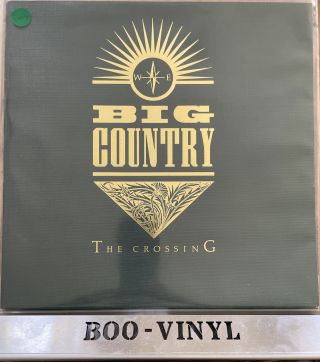 Big Country ‎– The Crossing Vinyl Lp Merh27 W/inner 1984 Fields Of Fire Ex,  / Ex