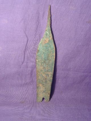 Ancient Large Size Bronze Spear Head Bactrian 200 BC 2402 2