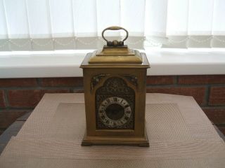 Antique Engilish / Rotherham Brass Bracket / Mantel Clock