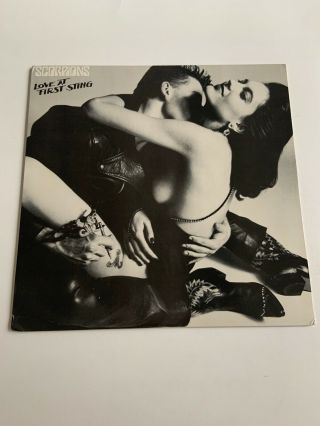 Love At First Sting By Scorpions (vinyl Lp,  1984 Mercury)